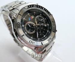 BMW M Power Motorsport Racing Style GTR GTS DTM Sport Design Chronograph Watch