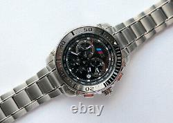 BMW M Power Motorsport Racing Style GTR GTS DTM Sport Design Chronograph Watch