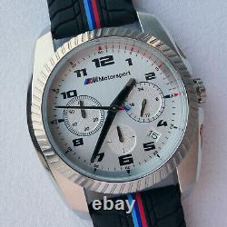 BMW M Power Motorsport Racing Style Sport Car Accessory Chronograph Watch