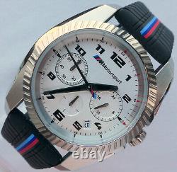 BMW M Power Motorsport Racing Style Sport Car Accessory Chronograph Watch