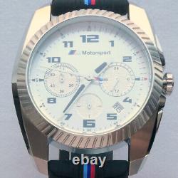 BMW M Power Motorsport Racing Style Sport Car Accessory Chronograph Watch