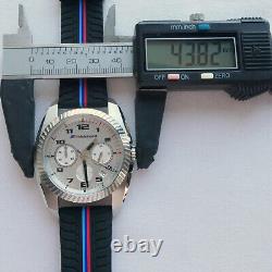 BMW M Power Motorsport Racing Style Sport Car Accessory Chronograph Watch