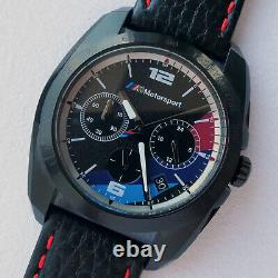 BMW Motorsport M Style Power Racing Performance Car Accessory Watch Chronograph