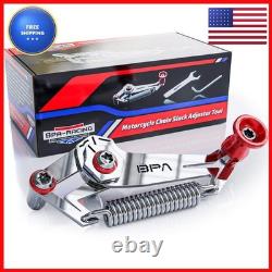 BPA-RACING Motorcycle Chain Slack Adjuster Tool Innovative Chain Tensioner