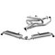Bugpack Stainless Steel 1-5/8 Merged Racing Exhaust Header Withdual Muffler