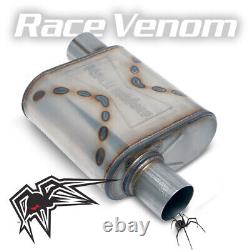 Black Widow Exhaust Muffler Race Venom 3 Offset / Offset