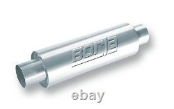 Borla 40085 XR-1 Stainless Sportsman Racing Muffler Round 3 Inlet 3 Outlet