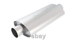 Borla 40944 XR-1 Stainless Steel Sportsman Racing Oval Muffler, 3