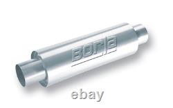 Borla XR-1 Sportsman 3 Stainless Steel Racing Muffler, High-Performance & Rever