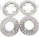 Brake Rotors For Polaris Rzr Turbo S 2021 Front And Rear Discs X4 By Race-driven
