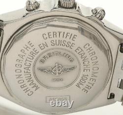 Breitling Crosswind Racing chronograph #A13355 stainless steel watch 43 MM