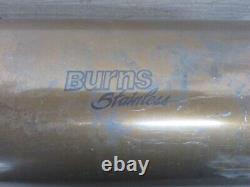 Burns racing stainless steel muffler