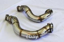 CNT Racing 3 Stainless Steel Catless Downpipes for 2007-11 BMW 135i 335i N54
