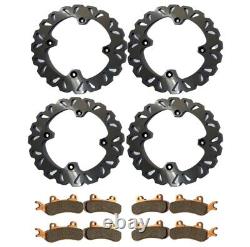 Can Am X3 all models years Brake Disc Rotors Pads Stainless steel Alba Racing