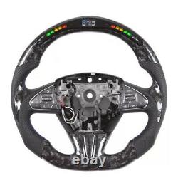Carbon Fiber LED Racing Steering Wheel for Infiniti Q50