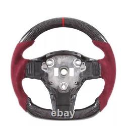 Carbon Fiber Racing Steering Wheel for Tesla Model 3