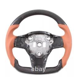 Carbon Fiber Racing Steering Wheel for Tesla Model 3