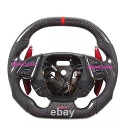 Chevrolet Camaro Carbon Fiber Steering Wheel Racing Flat Bottom custom material