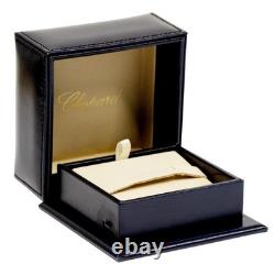 Chopard Classic Racing Stainless Steel & Black Rubber Mens Cufflinks 95014-0066