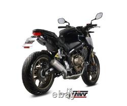 Complete Exhaust System Stainless Steel Racing MIVV Mk3 Honda Cb 650 R 2019-2023