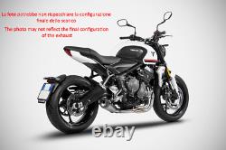 Complete Exhaust Zard Stainless Steel Racing Triumph Trident 660 2021 2023