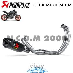 Complete Stainless Steel Racing Exhaust Akrapovic for Tracer 7 / GT 2020-2022