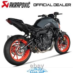 Complete Stainless Steel Racing Exhaust Akrapovic for Tracer 7 / GT 2020-2022