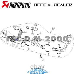 Complete Stainless Steel Racing Exhaust Akrapovic for Tracer 7 / GT 2020-2022