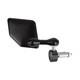 Driven Racing Halo Stainless Steel Bar End Mirror Black, Right Dhbmr-bk
