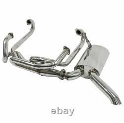 Empi 3448 Stainless Steel 1-5/8 Merged Racing Exhaust WithSideflow Muffler, Vw Bu