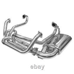 Empi 3769 Stainless Steel 1-5/8 Merged Racing Exhaust WithSideflow Muffler Vw Bug