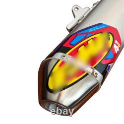 Exhaust Full System Racing Pipe Kit Stainless Steel Fit Kawasaki Klx 230