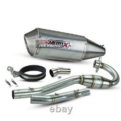 Exhaust Full System Stainless Steel Muffler Racing Pipe For Kawasaki Klx140
