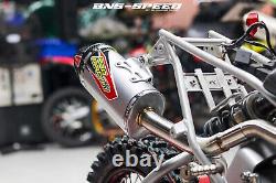 Exhaust Muffler Racing Carbon Pipe Full System Fit For Kawasaki Klx110 Klx110l