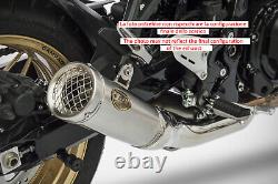 Exhaust Zard Stainless Steel Racing Kawasaki Z 900 Rs 2018-19