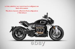Exhaust Zard Stainless Steel Racing Triumph Rocket III 2021-23
