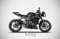 Exhaust Zard Stainless Steel Racing Triumph Street Triple 765 2020-21