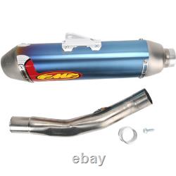 FMF Racing 044235 Factory 4.1 Slip-On, Stainless Steel Midpipe Blue Anodized