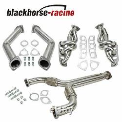 FOR 03-07 Nissan 350Z Infiniti G35 RACING DOWNPIPE+Y-PIPE EXHAUST+EXHAUST HEADER
