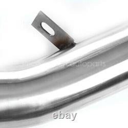 FOR 08-15 Subaru WRX/STI GE/GT EJ STAINLESS RACING TURBO DOWNPIPE EXHAUST