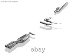 FOX Stainless Steel Racing Complete Exhaust System From Cat Audi A4 B5