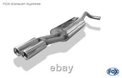 FOX Stainless Steel Racing Complete Exhaust System From Cat Audi A4 B5