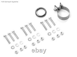 FOX Stainless Steel Racing Exhaust for Audi 80 S2 Coupe quattro Typ 89