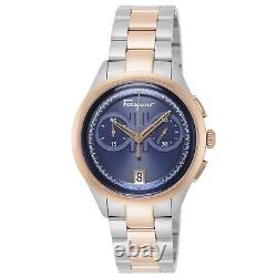 Ferragamo Watch Racing Racing Blue Dial Stainless Steel Sapphire Glass
