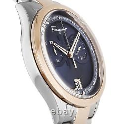 Ferragamo Watch Racing Racing Blue Dial Stainless Steel Sapphire Glass