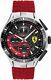 Ferrari Scuderia Race Day Chrono Red Dial Quartz Silicon 0830697 Men's Watch