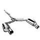Fit 04-08 Maxima V6 Dual 4 Rolled Muffler Tip Stainless Racing Catback Exhaust