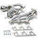 Fit 05-10 Mustang 4.0/v6 Stainless Exhaust Manifold 2x 3-1 Racing Header+gaskets