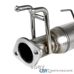 Fit 06-11 Honda Civic 4Dr EX DX LX Polished S/S Catback Exhaust Muffler System