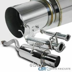 Fit 06-11 Honda Civic Si 2Dr Coupe Stainless Steel Catback Racing Exhaust System